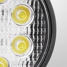 27W Spot Led Off Road Işıkları Kamyon SUV için Süper Parlak Sürüş Sis Lambası 3