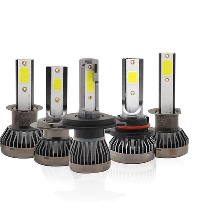 Mini Canbus COB H4 H7 H11 Araba Far Ampulü 9004 9005 Sis Farı