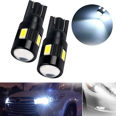 T10 5630 6 SMD Polar Olmayan Led Araba Yan Ampuller Modifiye LED Ampul DC 12V