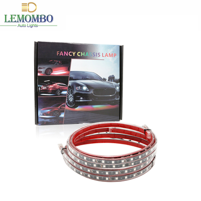 Kablosuz Mavi RGB 12v Led Işık Şeritleri Otomobiller İçin Otomotiv Neon Tüp Işıkları 6W