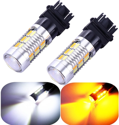3157 3057 3357 4157 LED Fren Dönüş Sinyali Işıkları Amber Switchback Projektörlü 22 SMD