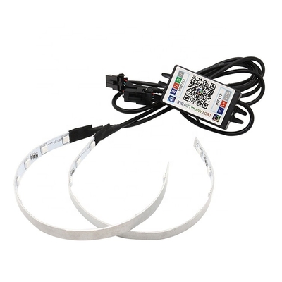 satın al 360 Derece RGB Süsleme RingLED Araba Ortam Işıkları Şeytan Gözler Araba Işıkları online manufacture