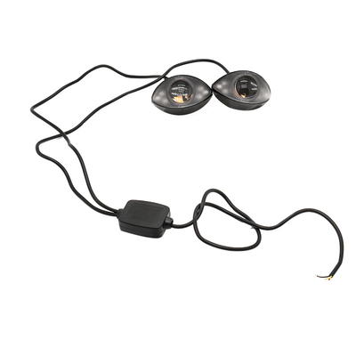 Özel 300LM 6000K Motosiklet LED Farlar Hawk Eye Lights 10SMD