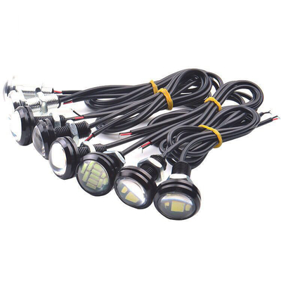 Yüksek Güçlü 12v Motosiklet LED Farlar 23MM-4014 Lens Vurgulama Kartal Gözü Led Işık