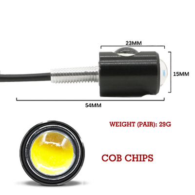 Eagle Eye Lens Vidası Geri Dönen Motosiklet LED Farları / Led Kuyruk Lambaları