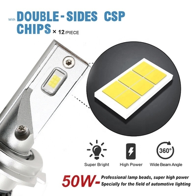 araba led far sis farları H7 3570 50W araba far ampulü gündüz farları yeni stil np300 ampul