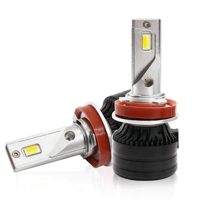 Araba kafa lambası LED H11 Üç renkli LED farlar otomotiv far sis lambası 12-36V Değiştirilmiş bir lamba