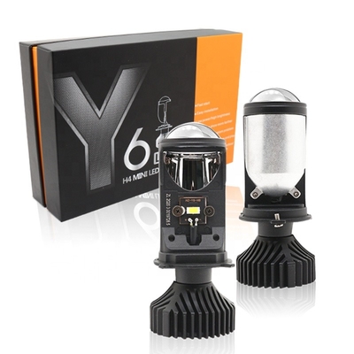 Araba Farları H4 YD6 6000K Motosiklet LED Far Araba far ön sis lambası Modifiye LED ampul 12V