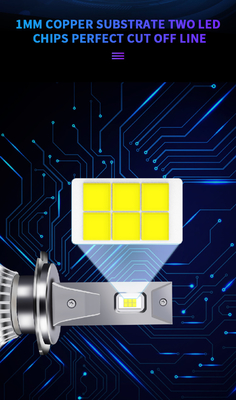 2 Taraf H7 LED Ampul 180W 360 Derece Lüminesans Süper Parlak Araba Farları H4 H11 HB3 9005 S2 Otomatik Led Far Ampul