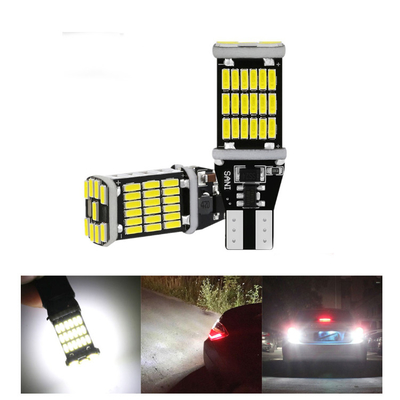 Evrensel Araba Led Kuyruk Lambası Ve Dönüş Sinyali bulbT15 4014 45smd 12-24V