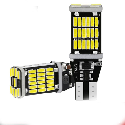 Evrensel Araba Led Kuyruk Lambası Ve Dönüş Sinyali bulbT15 4014 45smd 12-24V