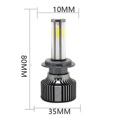 N6 Cars H4 Led Far 6 Yan Vurgu Modifiye H11 Far Ampulü