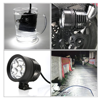 motosiklet far led L4X L6X 40W lamba elektrikli araç 4 boncuk far aydınlatma araba spot ışıkları