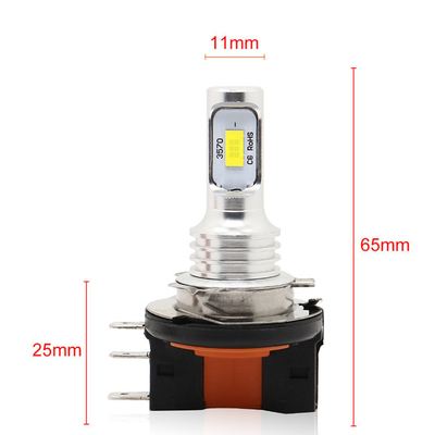 Luces Para Carros H15 Otomotiv LED Far DRL Halojen Ampuller Farlar