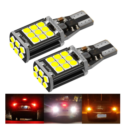 ODM 3030 T15 Otomotiv LED Dönüş Sinyalleri Canbus Hatasız Fren Arabalar İçin Geri Dönüyor