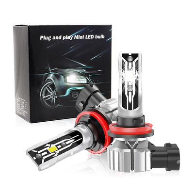 Bi Projektör Lens LED Araba Far Ampülleri 360 Derece H7 H11 H9 9005 9006 9012