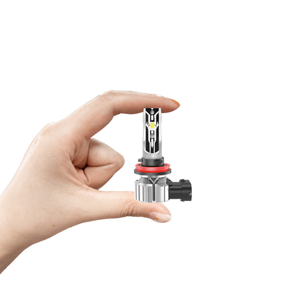 Mini E2 Led Araba Farları Ampul H4 H7 H11 9005 9006 Otomatik Kafa Lambası Işığı Tak Ve Çalıştır