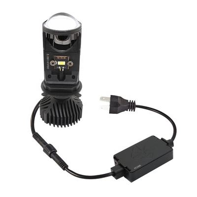 Y6 Mini H4 Bi LED Araba Far Ampul Oto Aydınlatma Sistemi Projektör Lensi