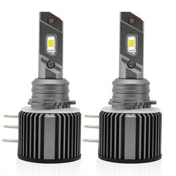 IP 68 Mini H15 Led Far Ampul 360 Oto Aydınlatma Sistemi Xenon Işık 8000lm 6000K