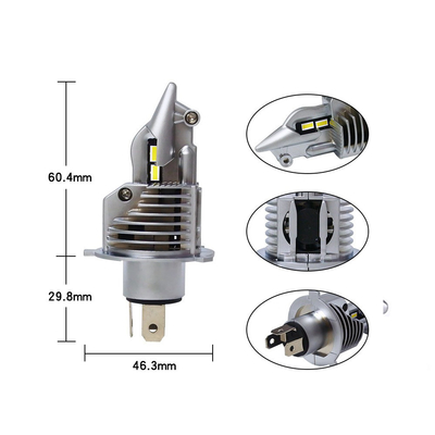 Mini Fighter H4 Araba Fanı Soğutma İçin Led Far 40W Oto Aydınlatma Sistemi 9V-48V 8000lm