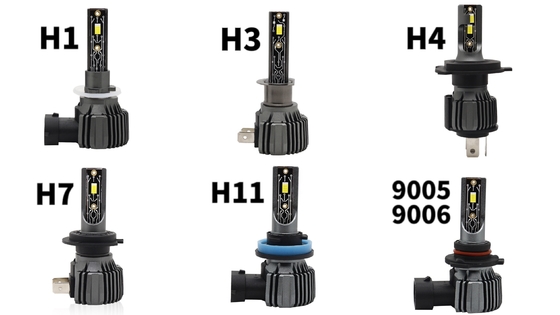 Süper Parlak LED Araba Far Ampülleri CSP 3570 12V 9005 9006