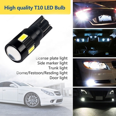 T10 5630 6 SMD Polar Olmayan Led Araba Yan Ampuller Modifiye LED Ampul DC 12V
