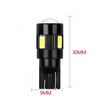 T10 5630 6 SMD Polar Olmayan Led Araba Yan Ampuller Modifiye LED Ampul DC 12V