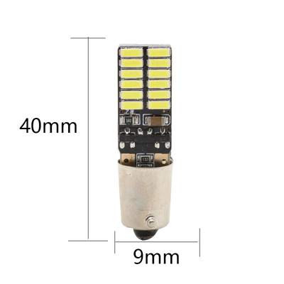 BA9S 4014 24SMD Otomotiv LED Ampuller Genişlik Led Gösterge Işığı 12V