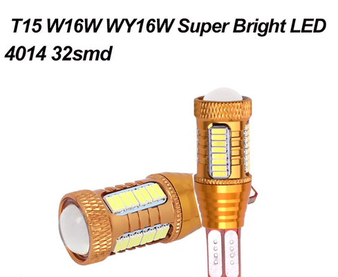 12v 4014 32smd Cree T10 İç Aydınlatma Canbus Otomotiv LED Ampuller Beyaz Ters Fren Lambaları