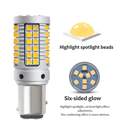 69smd Ba15s Otomatik Led Sinyal Lambaları 23w Canbus 7440 3030