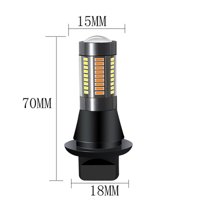 T20 CANUBS LED Fren Sinyal Lambaları 7440 4014 66SMD Led Gündüz Farları