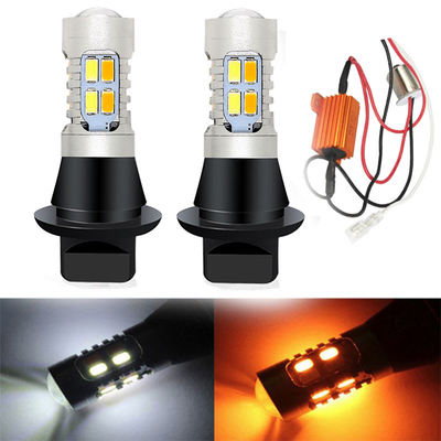 5630 20SMD Led Dönüş Sinyali Ampüller Çift Renk 7440 T20 BA15S 1156 BAU15S