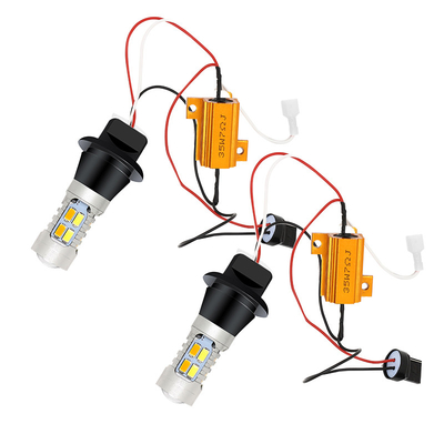 5630 20SMD Led Dönüş Sinyali Ampüller Çift Renk 7440 T20 BA15S 1156 BAU15S