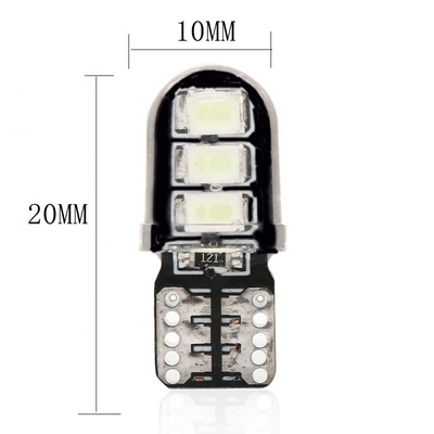 T10 Araba Led Genişliği Araba Yan İşaret Işığı 2835 6smd DC12V 194 W5W