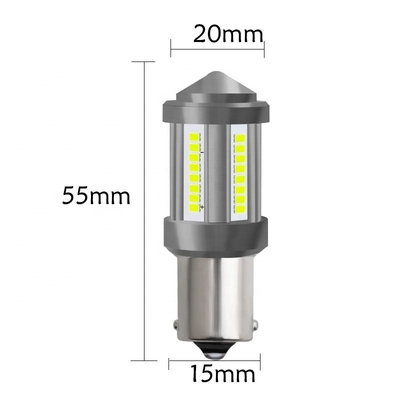 7440 LED Fren Dönüş Sinyali Işıkları 1156 BA15S BAY15S 2016 40SMD Hata Yok Drl 12 V Çalar Saat