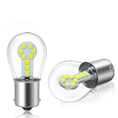 1156 BA15S LED 1157 BAY15D LED Fren Dönüş Sinyal Lambaları Tek / Çift Kontak Bayonet