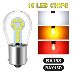 1156 BA15S LED 1157 BAY15D LED Fren Dönüş Sinyal Lambaları Tek / Çift Kontak Bayonet