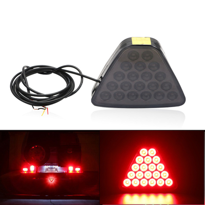 1000lm Modifiye Pilot Araba Işıkları RGB Uzaktan Uyarı Flaş Kuyruk Işığı 2835 LED Çip