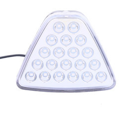 1000lm Modifiye Pilot Araba Işıkları RGB Uzaktan Uyarı Flaş Kuyruk Işığı 2835 LED Çip