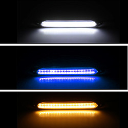 Evrensel Suya Dayanıklı Araç Gündüz Farları LED Sıralı Akan Tarama 2835 34.5CM
