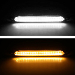 Evrensel Suya Dayanıklı Araç Gündüz Farları LED Sıralı Akan Tarama 2835 34.5CM