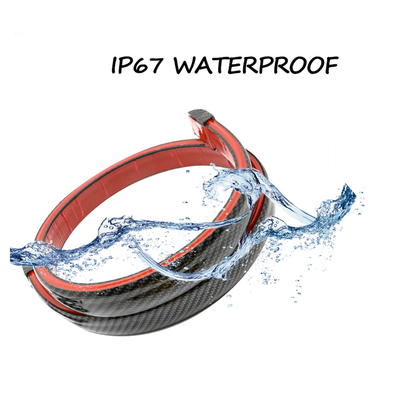 IP65 Suya Dayanıklı Otomotiv Led Fren Işık Şeritleri 2835 Karbon Fiber