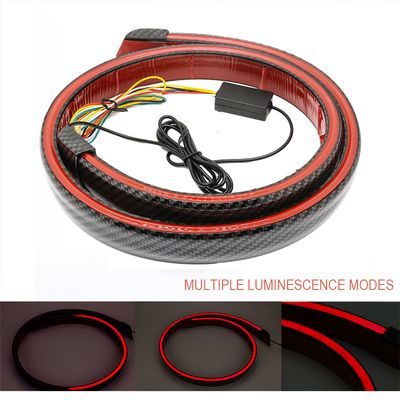 IP65 Suya Dayanıklı Otomotiv Led Fren Işık Şeritleri 2835 Karbon Fiber