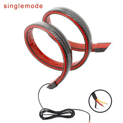 IP65 Suya Dayanıklı Otomotiv Led Fren Işık Şeritleri 2835 Karbon Fiber