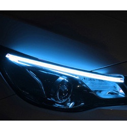 Neon Tel 30/45/60CM RGB Renkli Led Gündüz Farları Yumuşak Makale