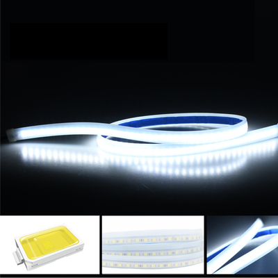 2 adet 12V Esnek Su Geçirmez Araba Far LED Tüp Şerit Dönüş Sinyali Fren Akış Kılavuz Işıkları DRL