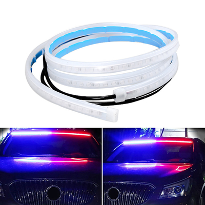 2 adet 12V Araba LED Gündüz Çalışan Işık Esnek Su Geçirmez Şerit Farlar DRL