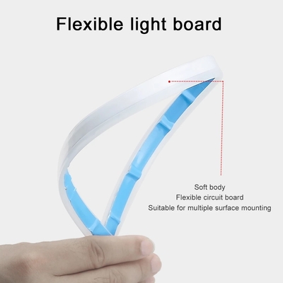 30cm 45cm 60cm Gündüz Araba Farı LED Tüp Şerit Fren Akış Kılavuz Işığı 2 adet