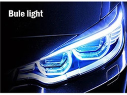 30cm 45cm 60cm Gündüz Araba Farı LED Tüp Şerit Fren Akış Kılavuz Işığı 2 adet