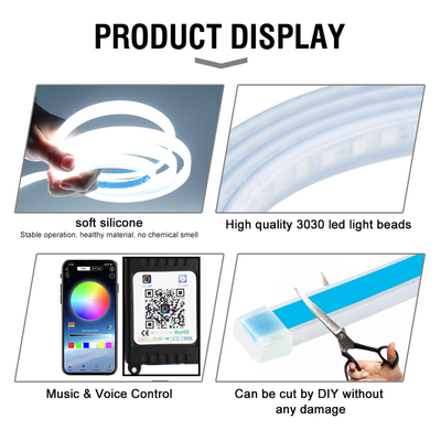 2 adet 30/45/60 cm RGBLED Gündüz Çalışan Işık İnce Sıralı Esnek Led Dönüş Sinyali Şeridi